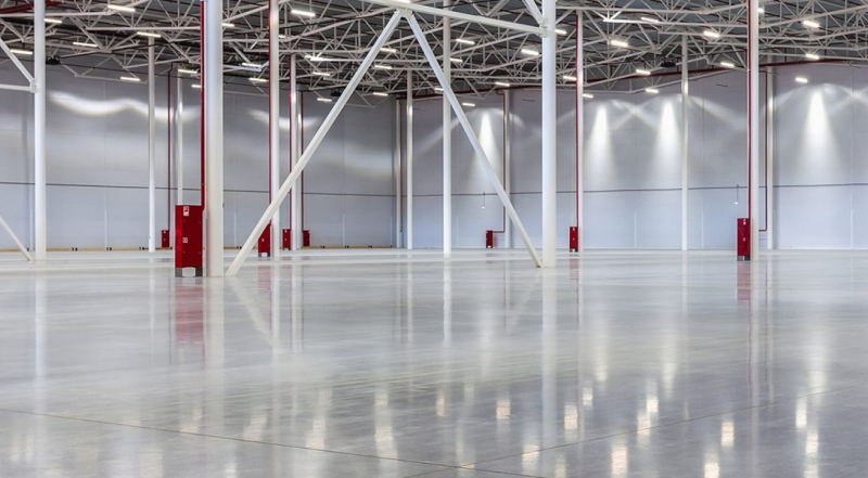 Промышленные полы: виды и способы заливки